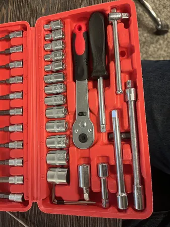 مجموعه 46 عددی آچار و سری بکس و پیچ گوشتی ساتاگود مدل G-10028