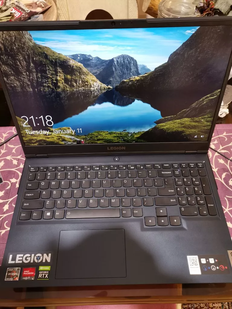 لپ تاپ 15.6 اینچی لنوو مدل Legion 5 15ACH6H
