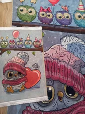 تجریه خرید فرش ماشینی محتشم طرح کودک مدل جغد های فانتزی کد 101205