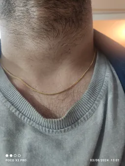 زنجیر طلا 18 عیار زنانه طلای مستجابی مدل میرو  کد Zb45