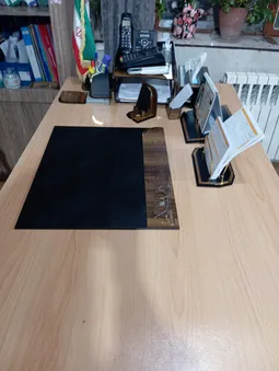 ست لوازم اداری رومیزی مدل آونگ دکو A707 مجموعه 10 عددی