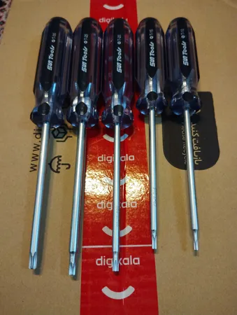 پیچ گوشتی ستاره ای سان تولز مدل t500 بسته 5 عددی