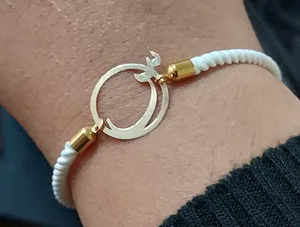 تجریه خرید دستبند طلا 18 عیار زنانه کرابو طرح حرف س مدل Kr2899