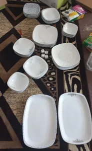 تجریه خرید سرویس غذاخوری 27 پارچه چینی زرین ایران سری کواترو مدل مونت کارلو پلاتینی درجه عالی