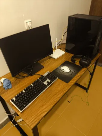 میز اداری دیزم مدل مونتاژی TLD_asm_120×60_BRN