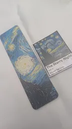 نشانگر کتاب مدل ونگوگ طرح شب پرستاره کد 6