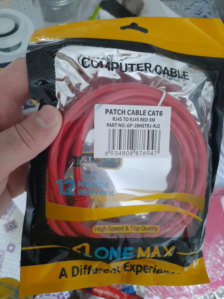 پچ کورد Cat6 وان مکس مدل سوکت دار