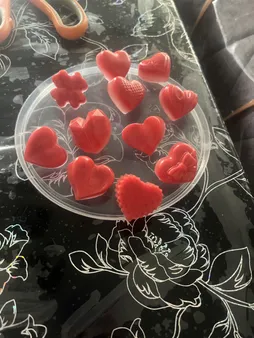 قالب شمع مدل قلب گوناگون