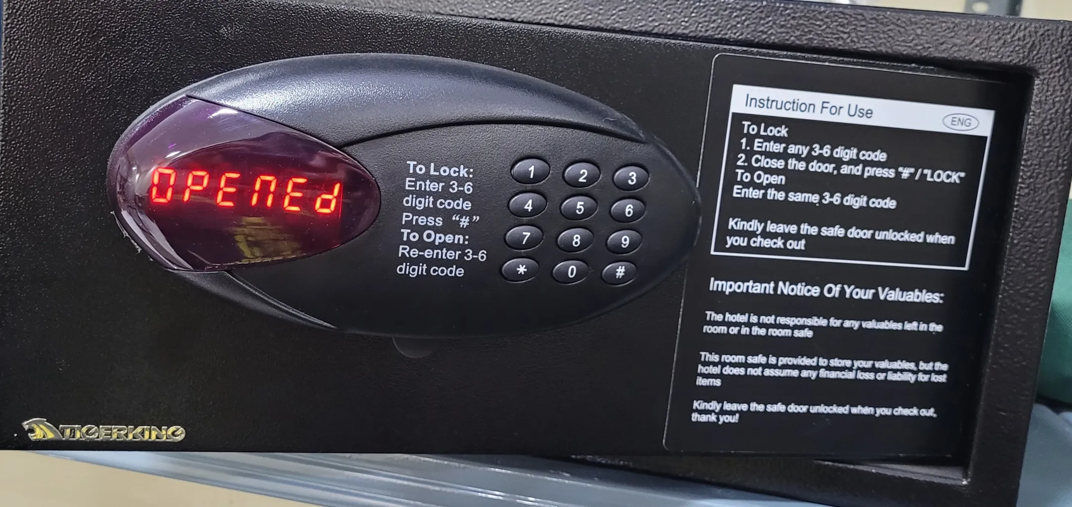 صندوق الکترونیکی تایگر کینگ مدل TG-SFB460