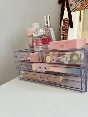 استند لوازم آرایشی نیلوشاپ مدل چهار کشو کد 4Drawers