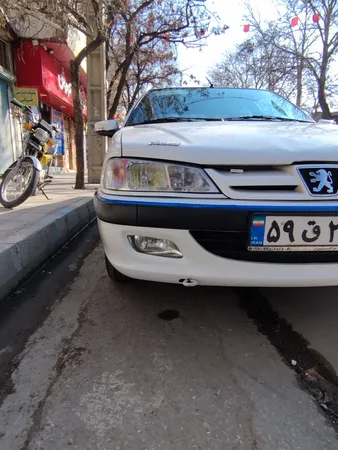 برچسب آبی سپر و زه بغل درب خودرو قطعه سازان کبیر مدل CHS-PARS20M-30572 مناسب برای پژو پارس