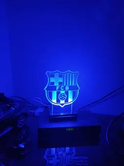 چراغ خواب طرح تیم بارسلونا کد 1065