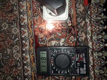 آداپتور مودم 12 ولت 1 آمپر کد TP