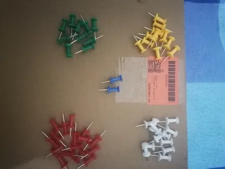 سوزن نقشه کد 01 بسته 50 عددی