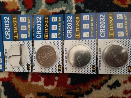 باتری سکه ای تیانکیو مدل CR2032 بسته 5 عددی