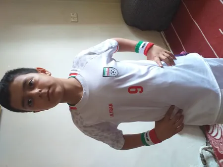 ست 5 تکه لباس ورزشی پسرانه طرح ایران مدل جام جهانی2022