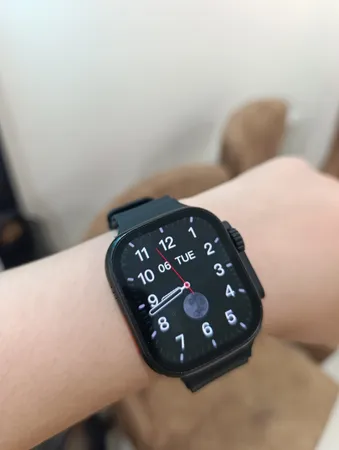 ساعت هوشمند 49 میلی متری کیکویر مدل kw23 ultra3 با بند سیلیکونی