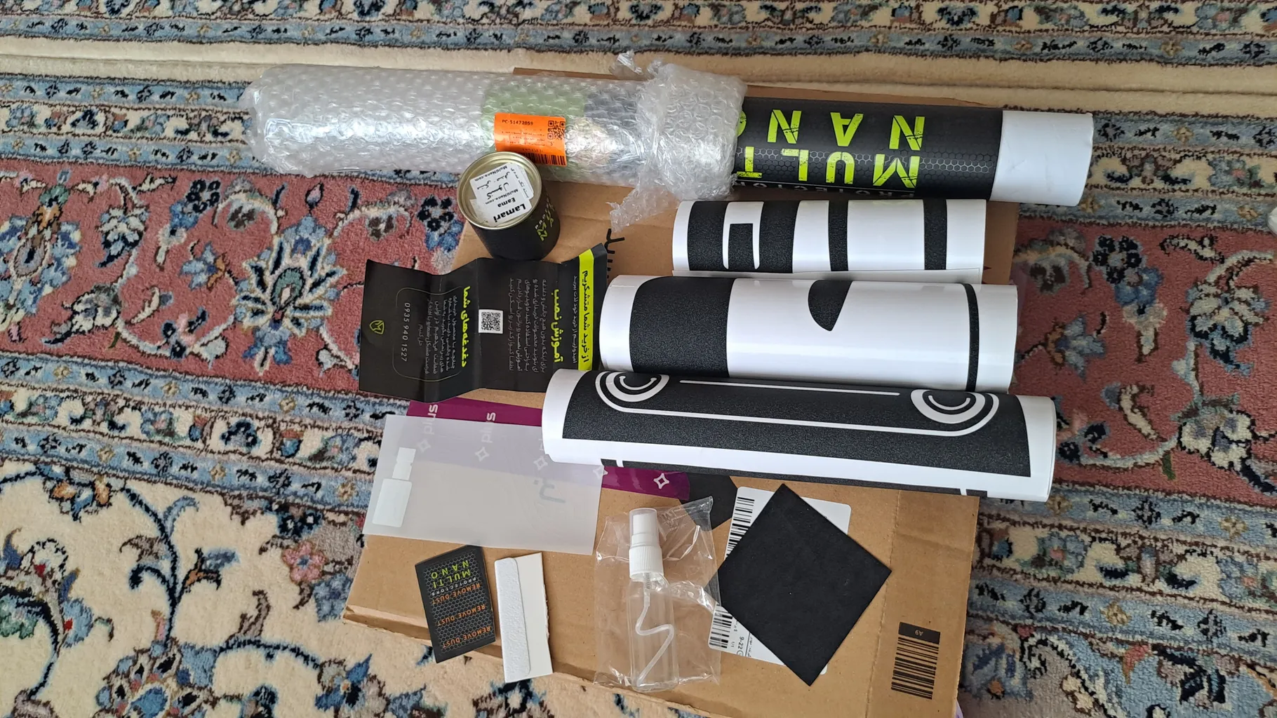 برچسب محافظ کنسول خودرو مولتی نانو مدل X-F1G مناسب برای لاماری Eama