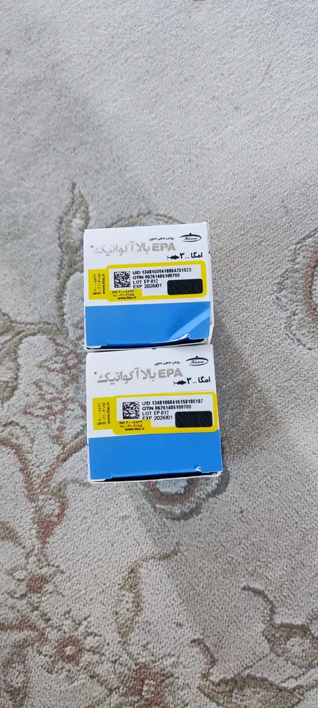 کپسول روغن ماهی حاوی EPA بالا آکواتیک کارن بسته 30 عددی