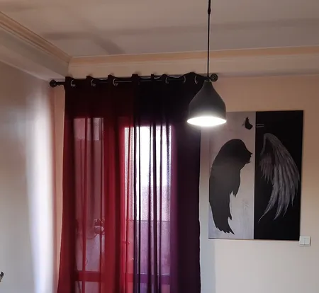 چوب پرده مدل wh طول 120 سانتی متر