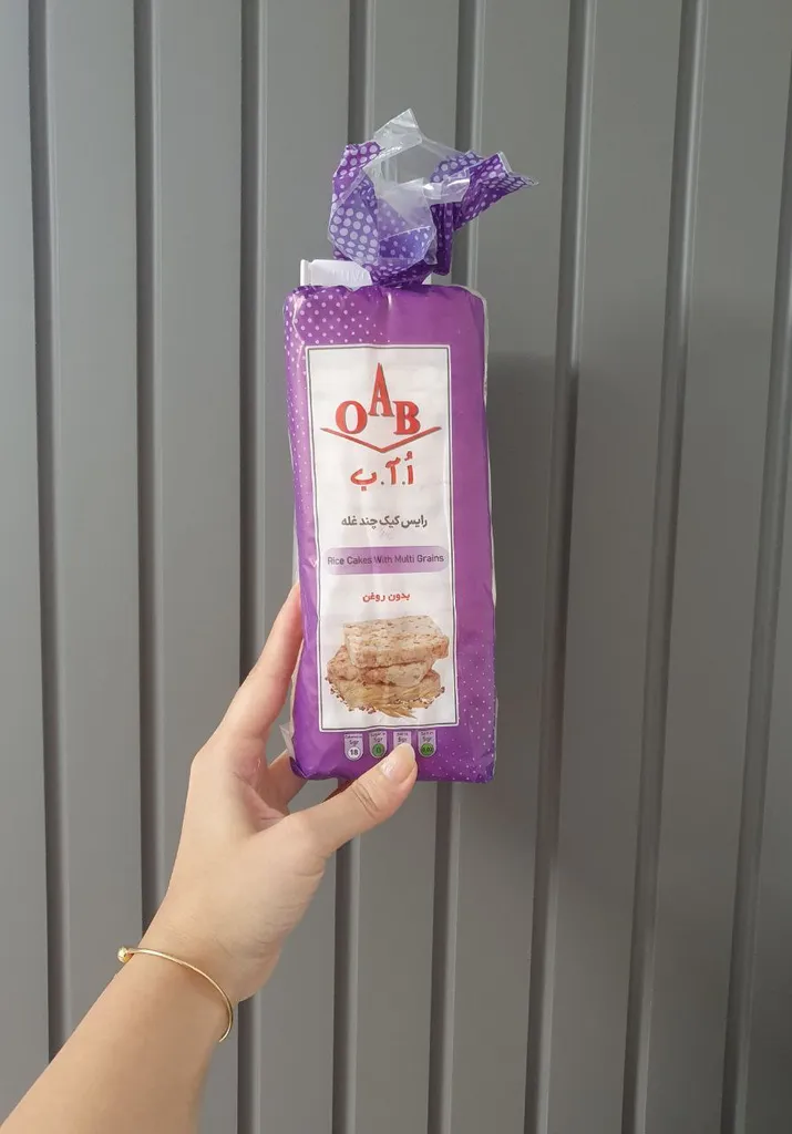 رایس کیک چند غله اُ.آ.ب - 100 گرم
