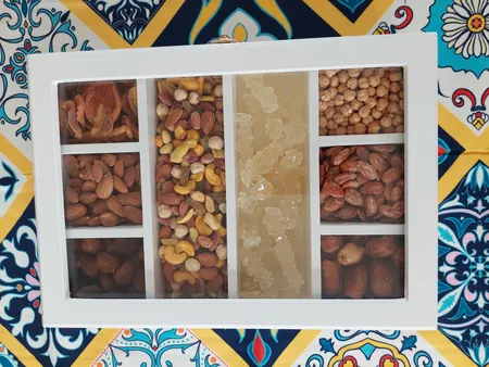 جعبه هدیه مدل 8 پارت چوبی AM