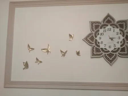 دیوارکوب لوتوس طرح پروانه کد P01 مجموعه 7 عددی