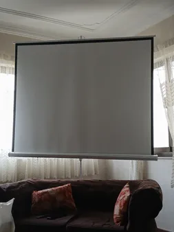 پرده نمایش پایه دار پروژکتور اسکوپ 180cm