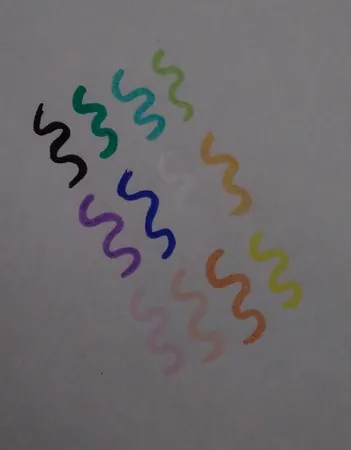 ماژیک چند منظوره مدل اکریلیک مجموعه 12 عددی