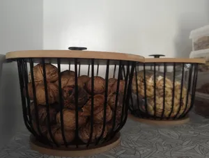 تجریه خرید سبد گردو مدل بلوط در چوبی