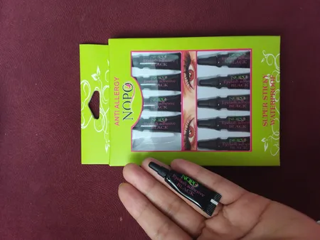 چسب مژه مصنوعی نوپو مدل PRO وزن 1 گرم مجموعه 10 عددی