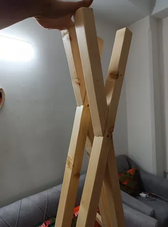 تختخواب کودک روستیک دکور مدل سرخپوستی