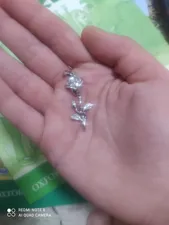 تجریه خرید آویز گردنبند نقره زنانه آمیتیس مدل شاخه گل کد AMT_M036