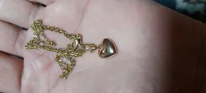 تجریه خرید آویز گردنبند زنانه ژوپینگ مدل قلب آینه ای کد 136