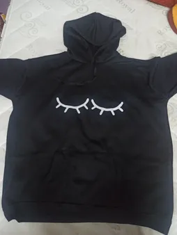 هودی زنانه طرح چشم کد 17099BW