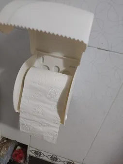 جای دستمال توالت سنی پلاستیک مدل Madis 4408