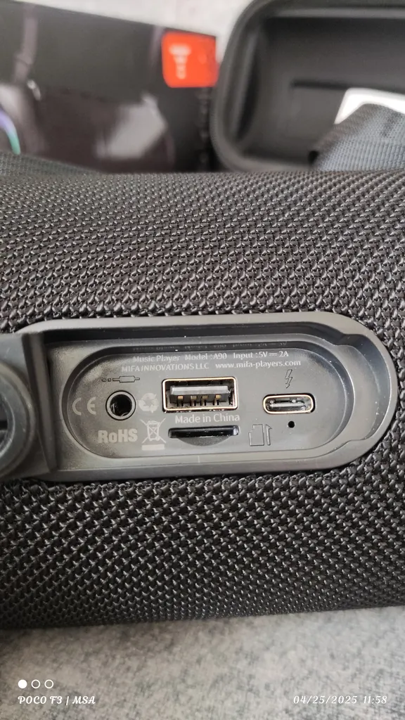 اسپیکر بلوتوثی قابل حمل میفا مدل A90