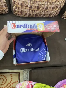 دیسک ترمز چرخ جلو کاردینال مدل سوراخ دار مناسب برای پژو 405 بسته 2 عددی