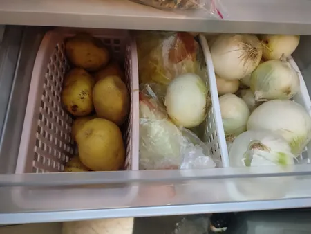 سبد نظم دهنده یخچال مدل organizer02 بسته 2 عددی