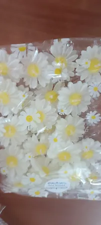 شمع شناور مدل بابونه مجموعه ۵۰ عددی