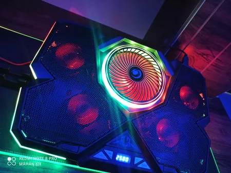 پایه خنک کننده لپ تاپ کول کلد مدل K44-RGB