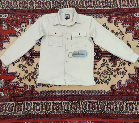 پیراهن آستین بلند یقه برگردان مردانه مدل 1198