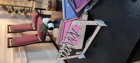 استند جواهرات مدل فروردین طرح رگال بسته 5 عددی