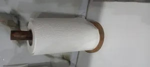 تجریه خرید پایه رول دستمال کاغذی آرونی چوب طرح روستیک مدل SHOKA