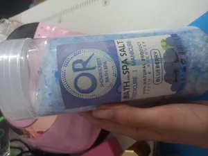 تجریه خرید نمک حمام اور مدل Blueberry وزن 800 گرم