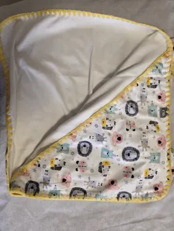 پتو نوزاد مادرکر مدل حیوانات سایز 80x80 سانتی متر