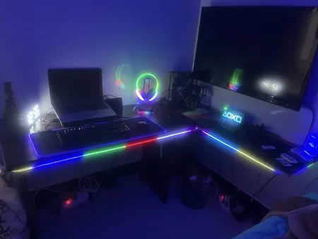 ریسه نئون فلکسی مدل 12V-RGB طول 4 متر