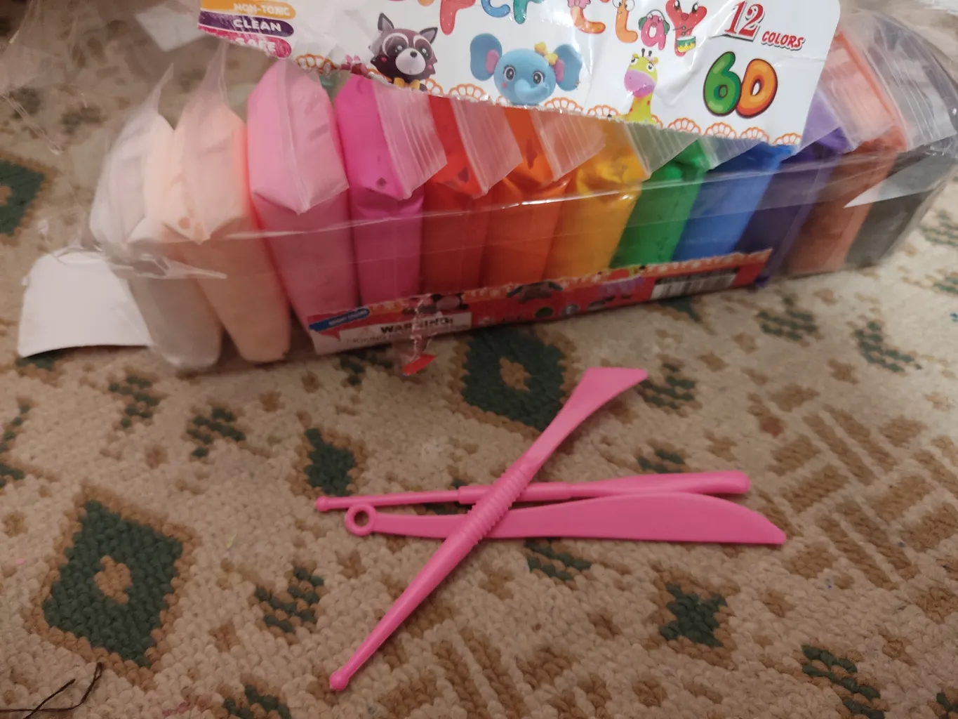 خمیر بازی سبک مدل Super Light بسته 12 عددی