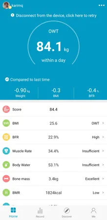 ترازو دیجیتال بادی کر مدل BFISW01