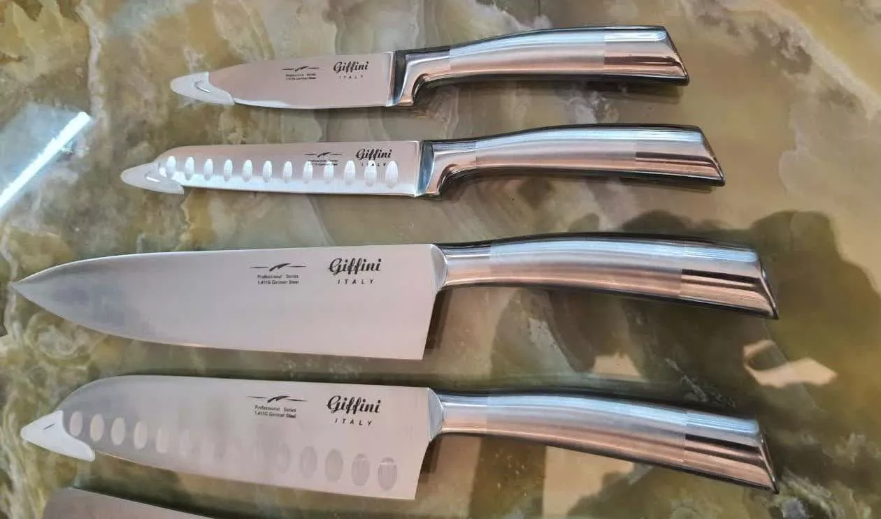 چاقو آشپزخانه جی فی نی کد 02 مجموعه 4 عددی